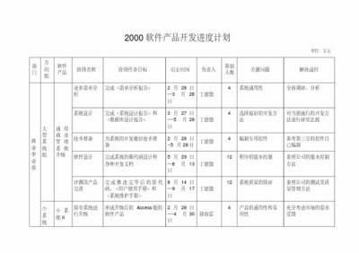 互聯(lián)網(wǎng)銷售平臺(tái)軟件項(xiàng)目開發(fā)計(jì)劃表